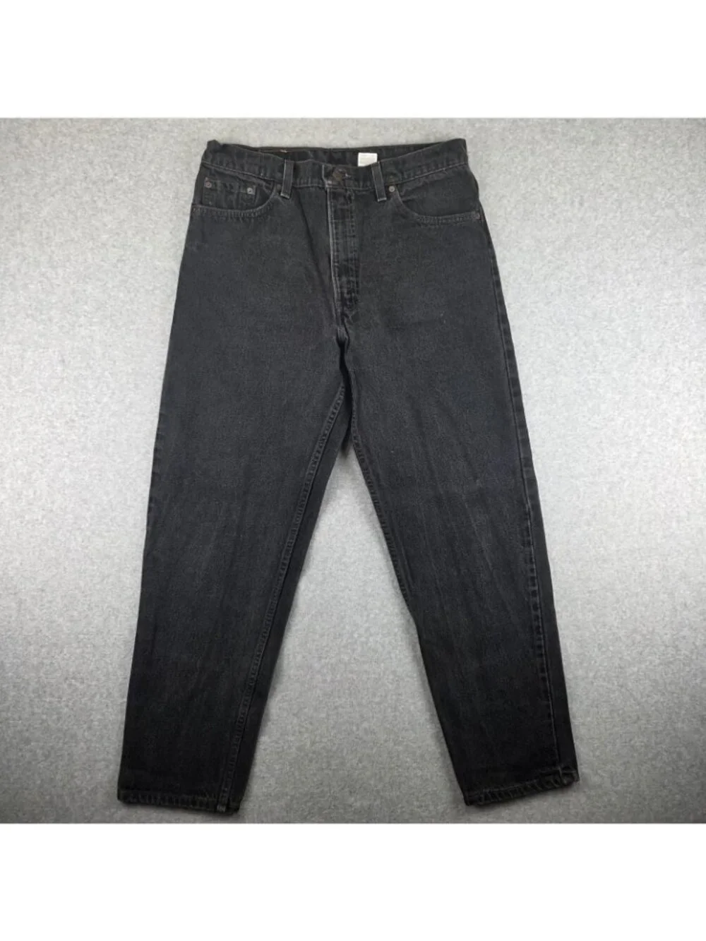 Vintage Levi's 550 Jeans Mens 36x32 Black USA Made 1996 Relaxed Tapered Denim